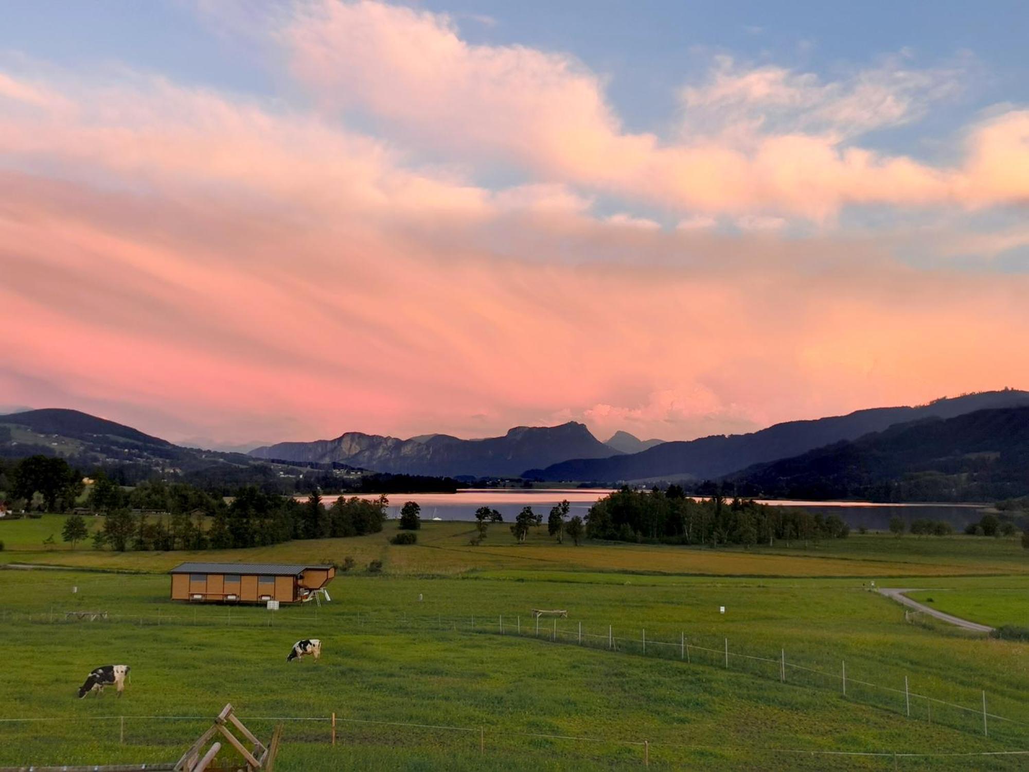 Oberhofen am Irrsee Sunnhofヴィラ エクステリア 写真